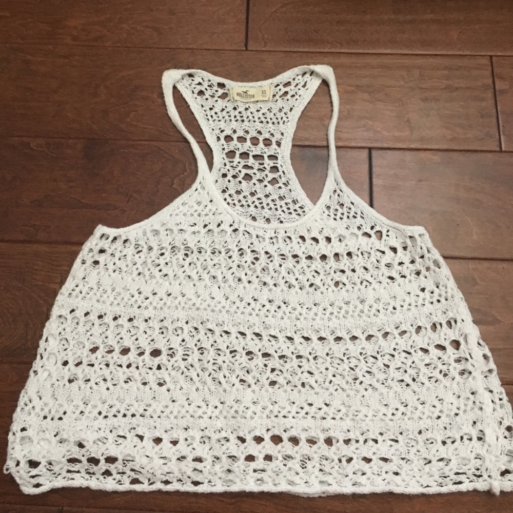 Hollister White Tank